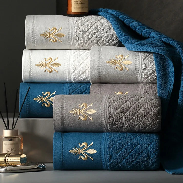 Custom Luxury Soft Embroidered Hand Towel