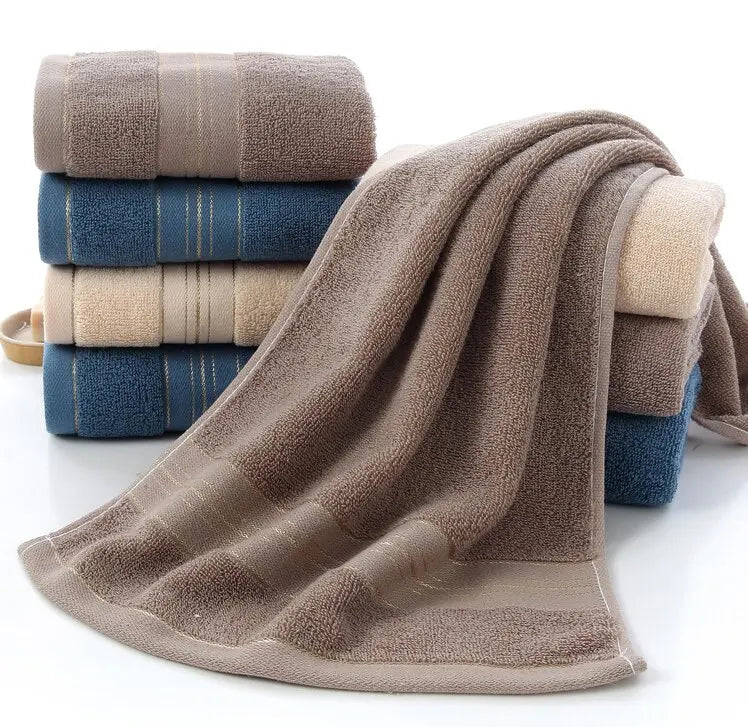 Thickened Water Absorption Cotton Towel 35*75cm Hotel