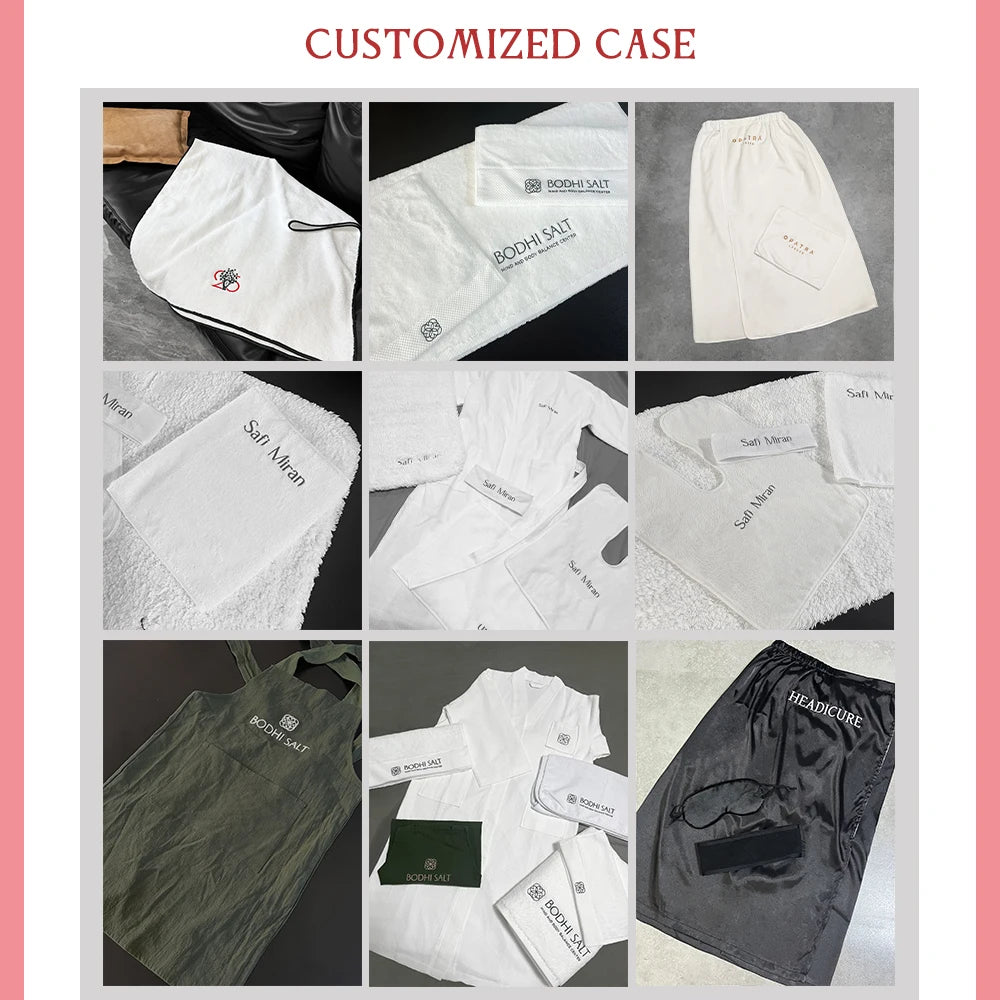 Professional Customized Logo 4-Piece Soft Microfiber Towel