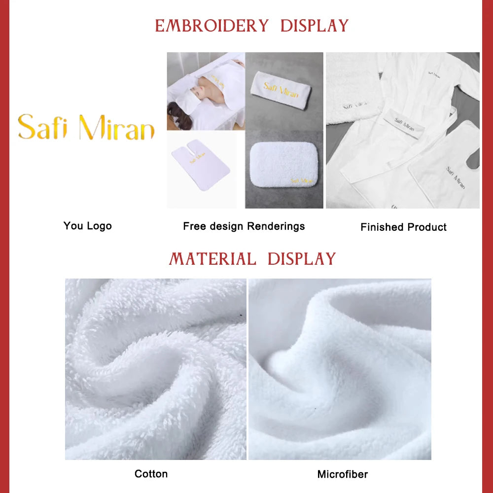 Professional Customized Logo 4-Piece Soft Microfiber Towel