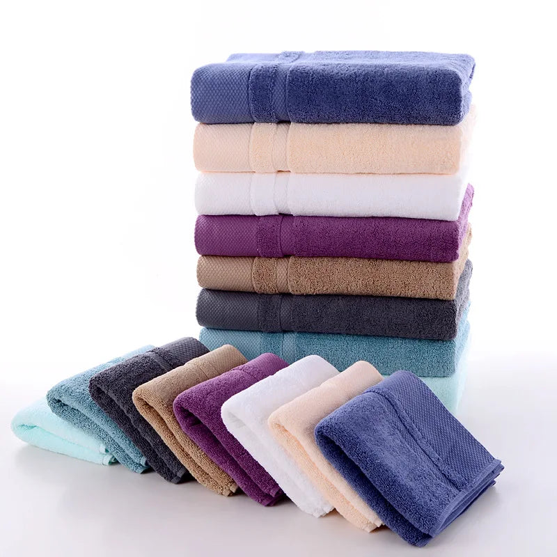 Wholesale 32s 100%  Cotton  Luxury Towel Set Towels