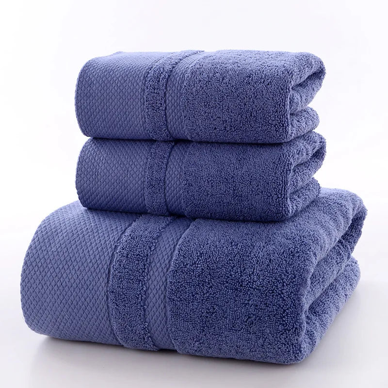 Wholesale 32s 100%  Cotton  Luxury Towel Set Towels