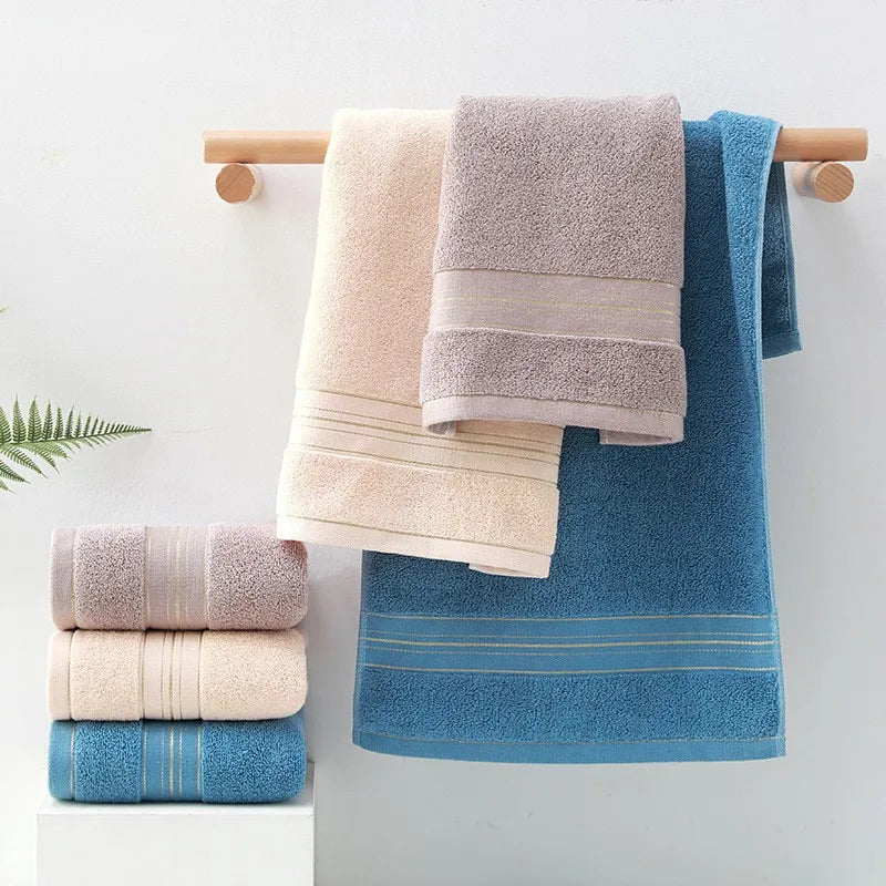 Thickened Water Absorption Cotton Towel 35*75cm Hotel